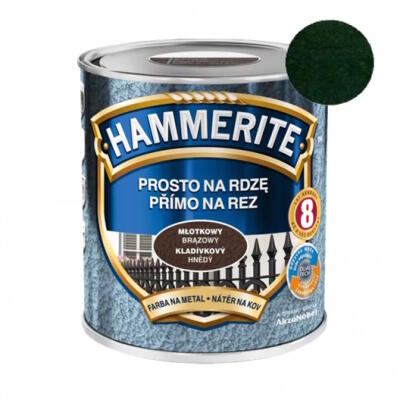Hammerite Фарба по металу молоткова Темно-зелена 0,7 л