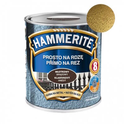 Hammerite Фарба по металу молоткова Золота 0,7 л