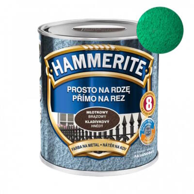 Hammerite Фарба по металу молоткова Зелена 0,7 л