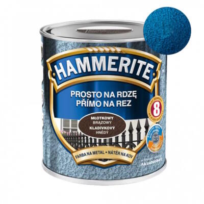 Hammerite Фарба по металу молоткова Темно-синя 0,7 л