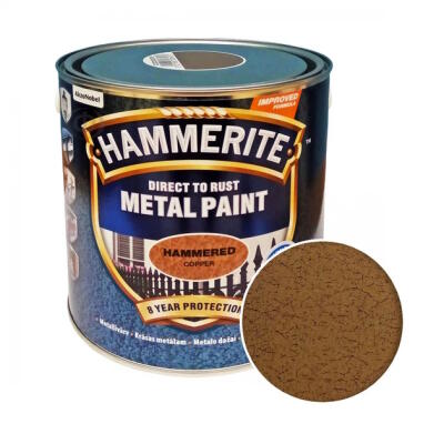 Hammerite Фарба по металу молоткова Мідна 2,5 л